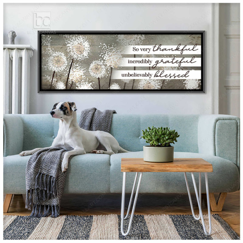 Christian Wall Art So Very Thankful Incredibly Grateful Unbelievably