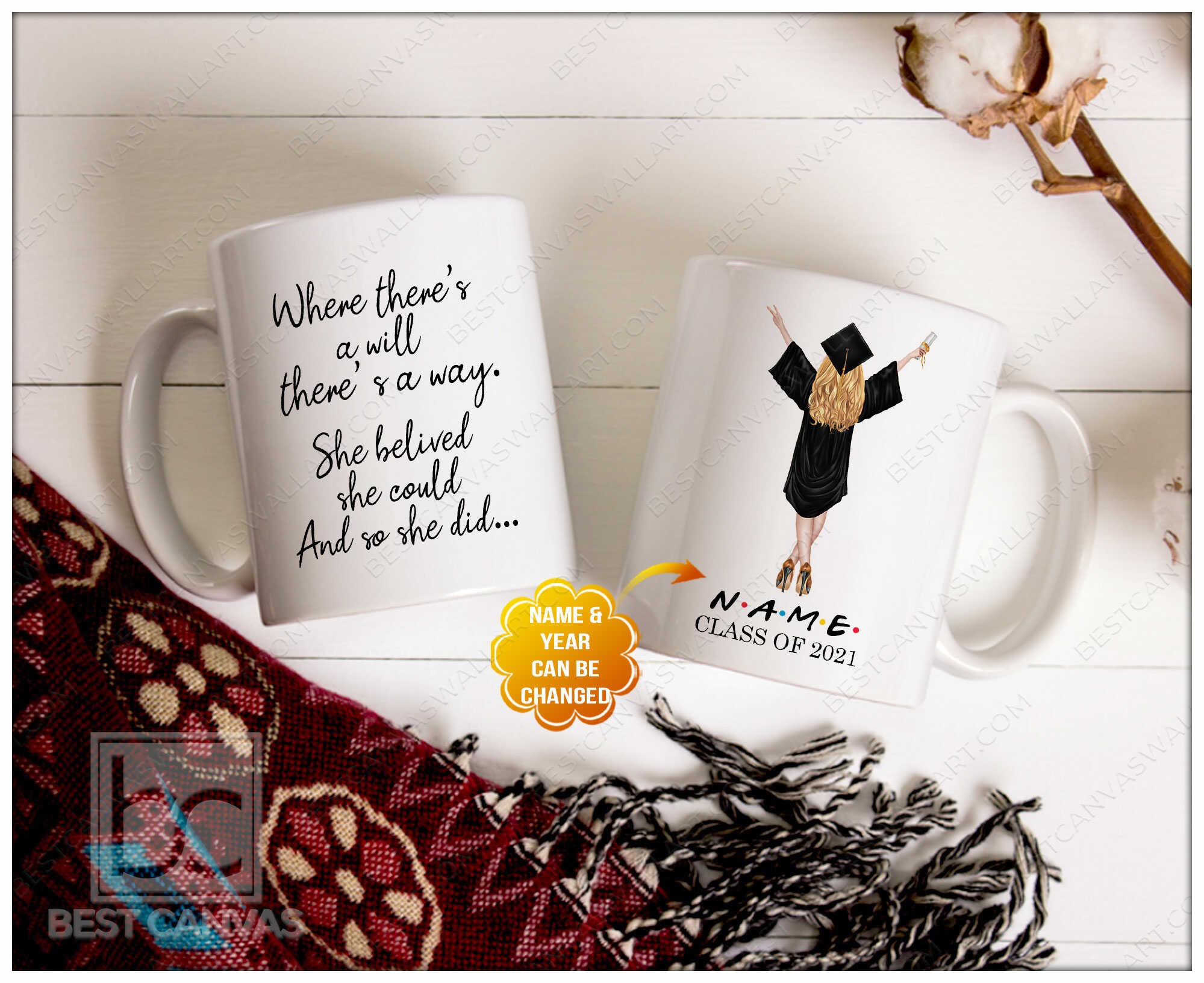 Mother & Daughter - Personalized Mug