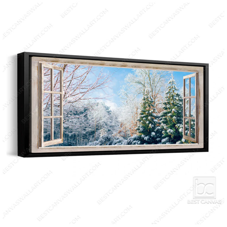 Pine Tree Forest Canvas Wall Art Gorgeous Sunrise Pine Tree Art Through ...