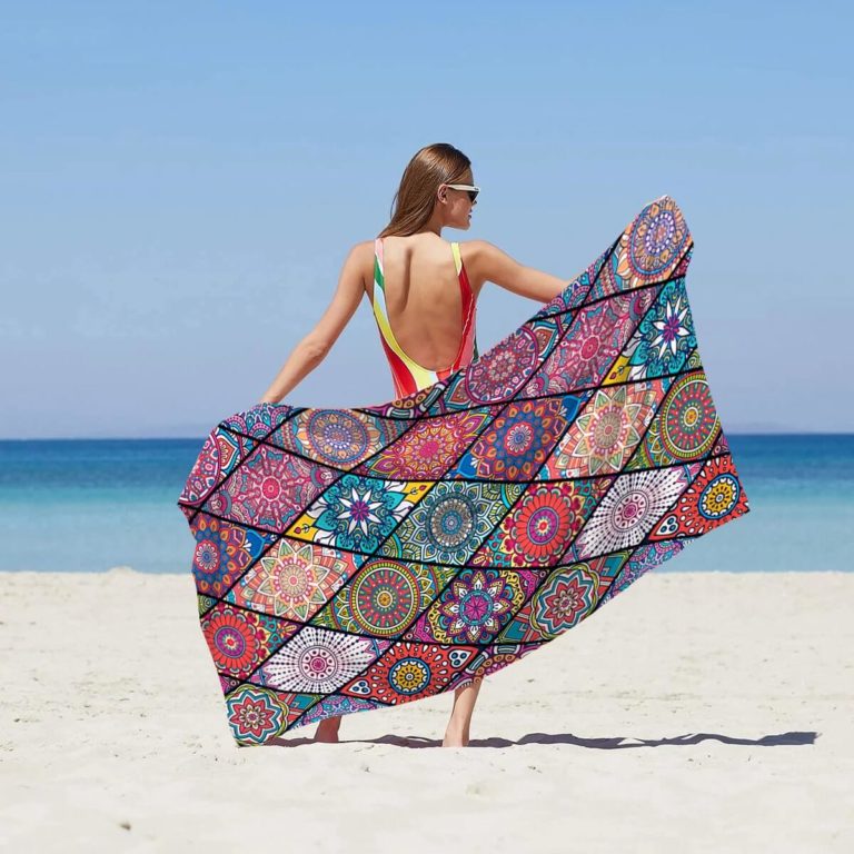 Turkish Towel Sand Cloud Geo Sunset - Home & Office Supplies - View #3