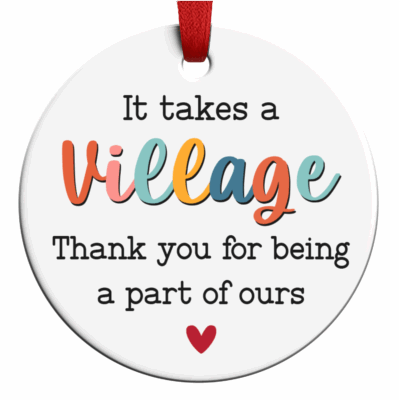 Christmas Ornament 2026, Thank You Gifts for Women Men - Teacher Appreciation Gifts - Nurses Week Gift - Appreciation Gift for Teacher Nurse Coworker Employee Daycare Provider Nanny Babysitter