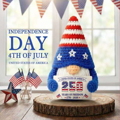 USA 250th anniversary gnome