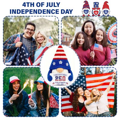 USA 250th anniversary gnome