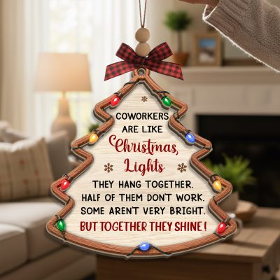 W45-Coworker wooden ornament